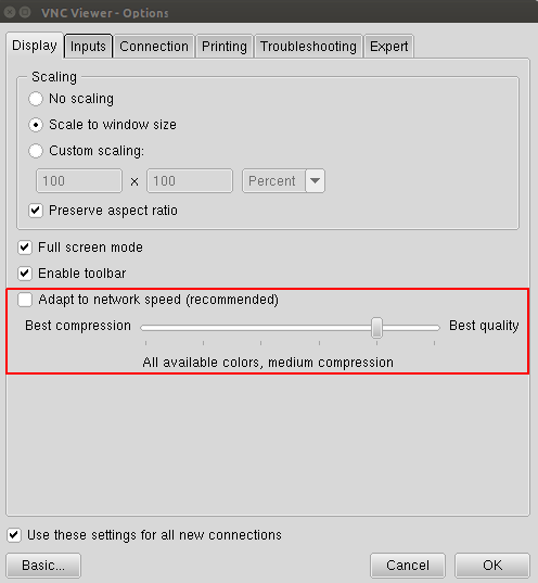 how to change size of desktop in remote utilities viewer